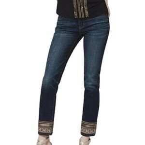 White House Black Market The Straight Crop Denim Jeans Size 8